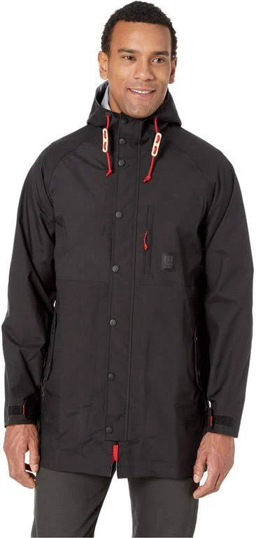 Black Tech Trench 3L Coat D832275