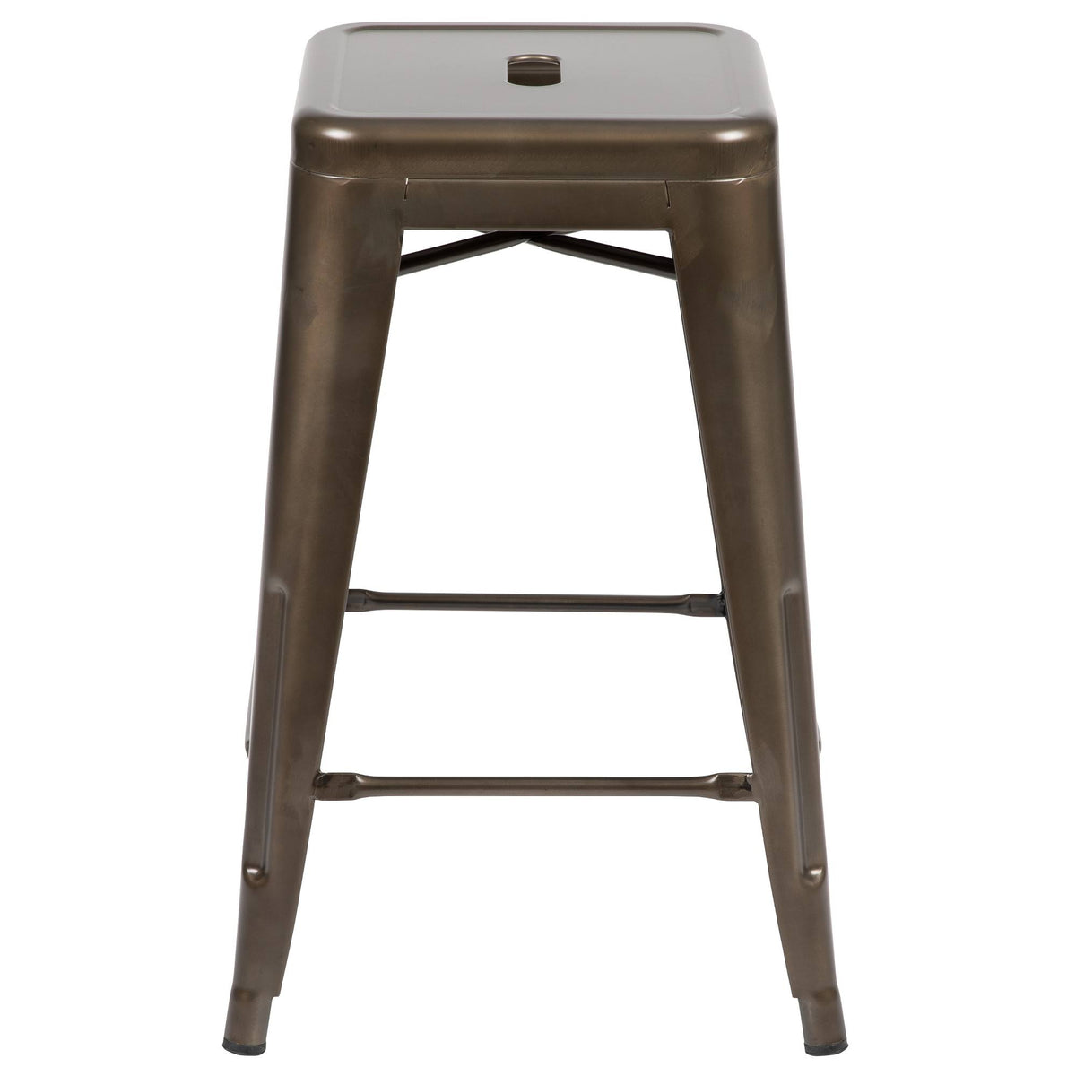 24" High Metal Counter-Height Indoor Bar Stool Set of 4 R923792