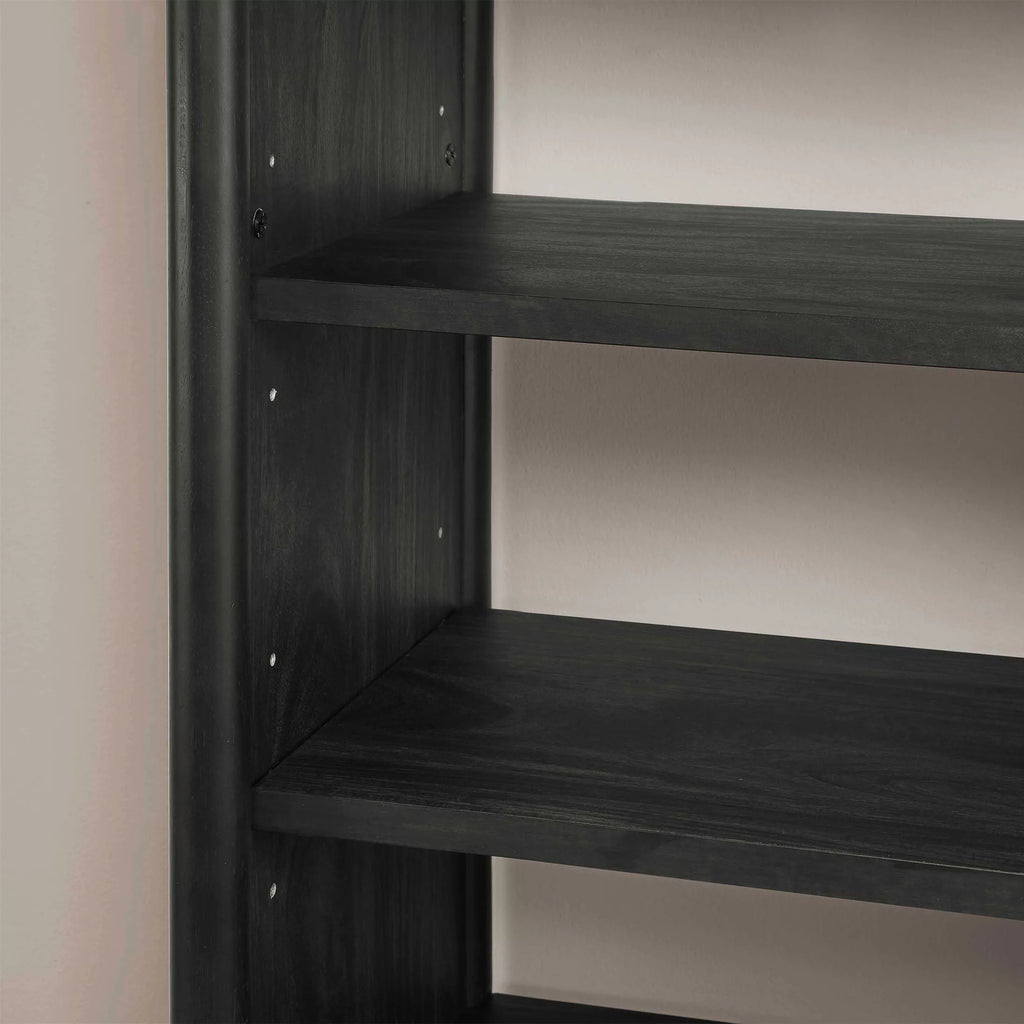 4-Shelf Bookcase with Storage Drawers N760