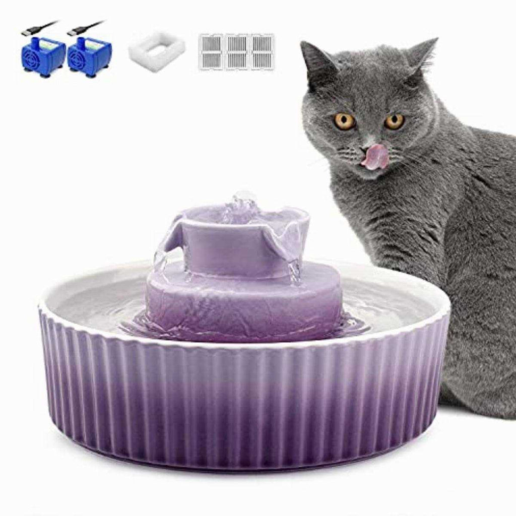 Ceramic Cat Water Fountain 2.1 L R41389