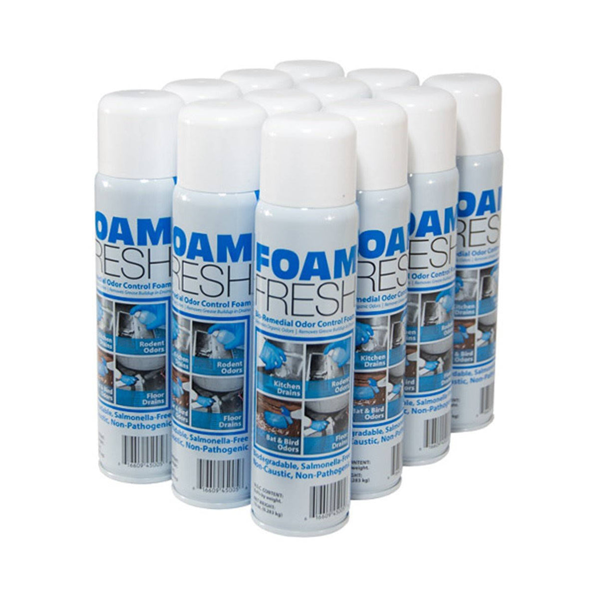 Odor Control Spray, Foaming, 10 Oz., pk12 Z746439