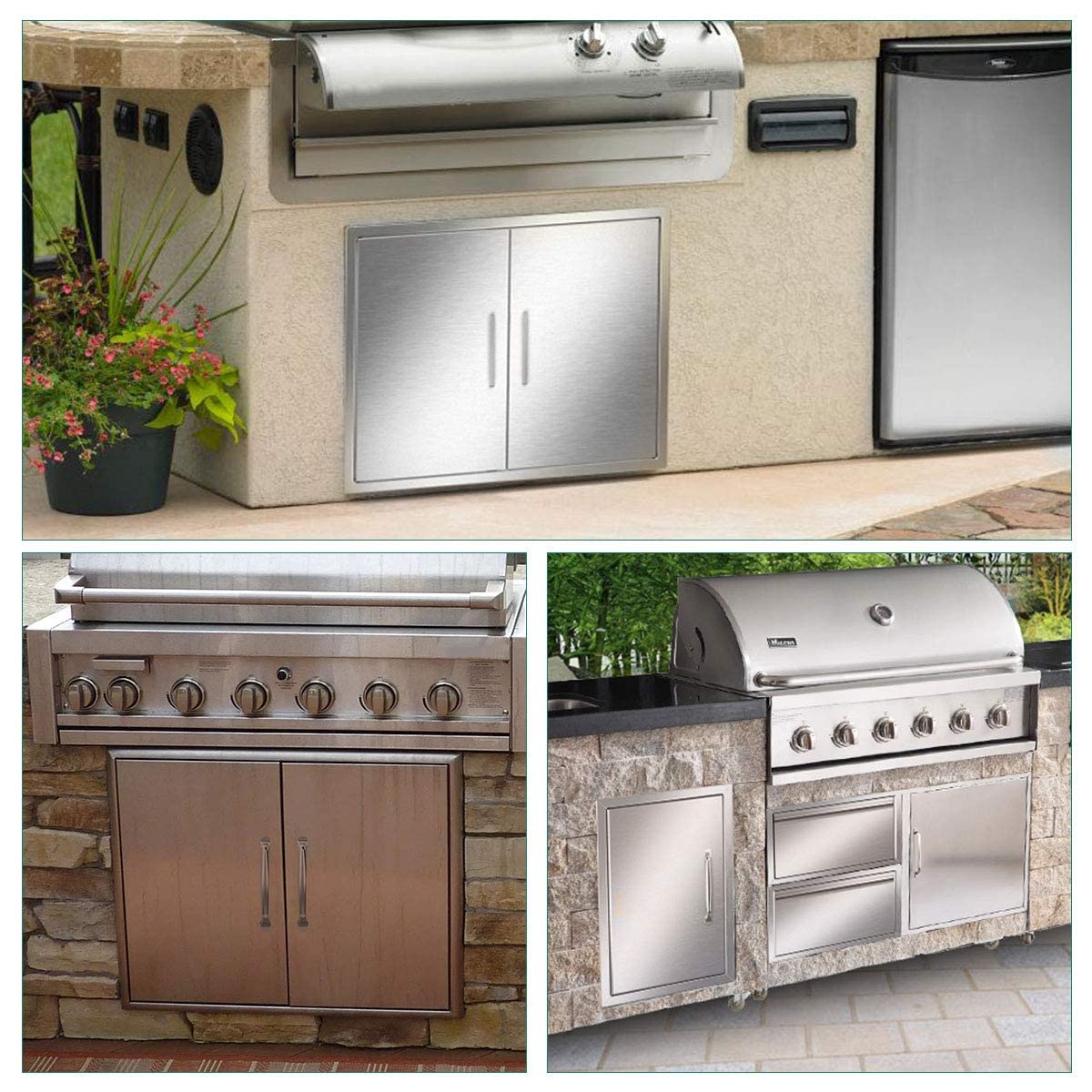 Stainless Steel BBQ Access Door 14 W x 20 H Q7857