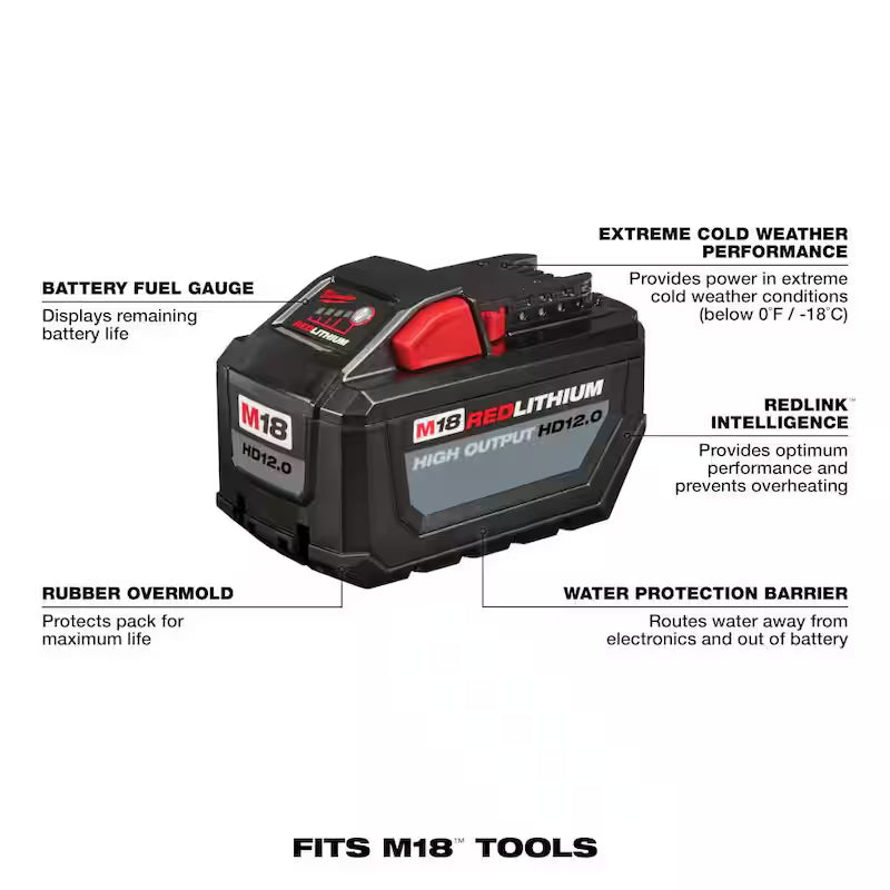 18-Volt Lithium-Ion 12.0Ah Battery Pack U87266
