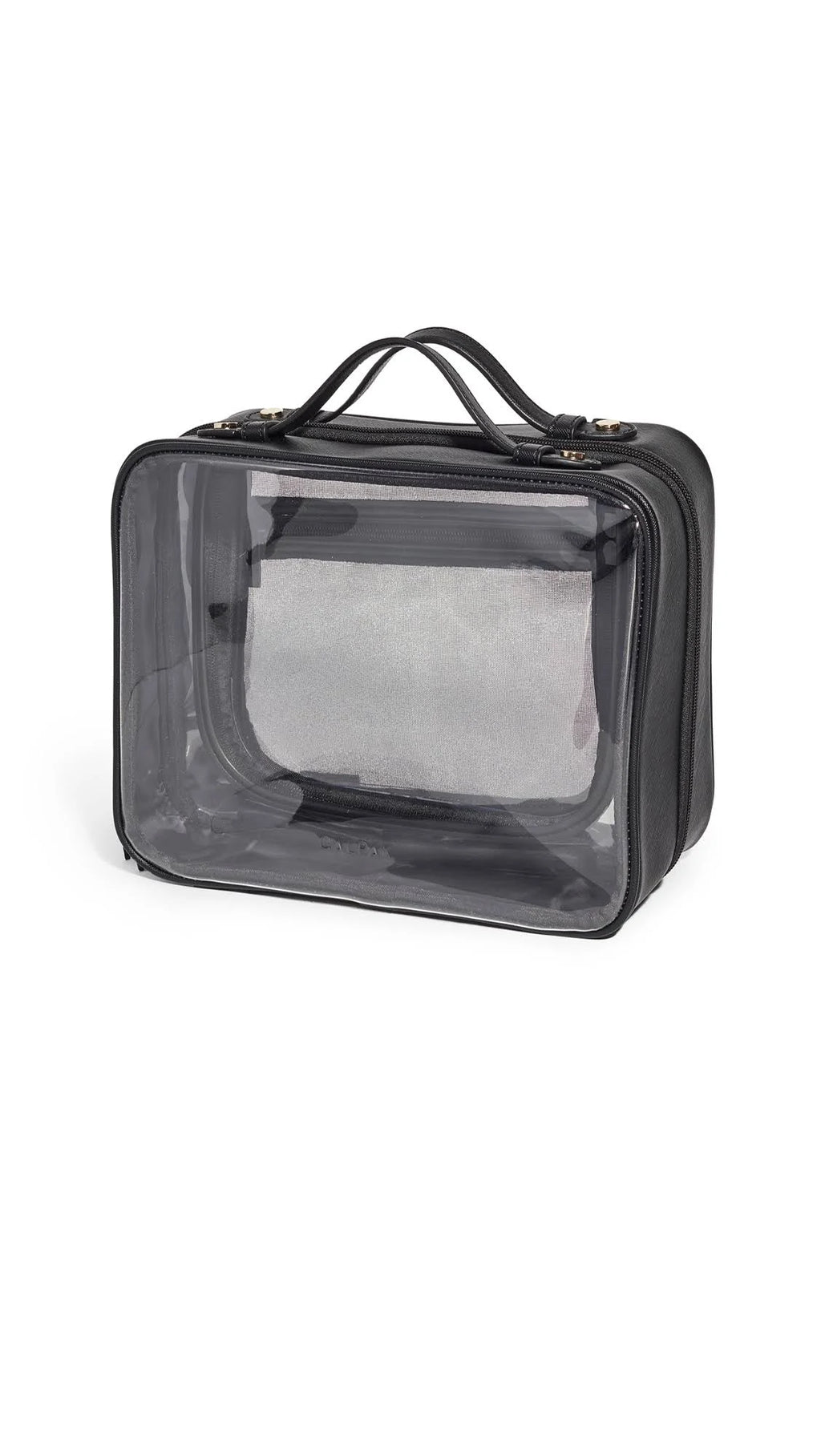 Clear Cosmetic Case Black One Size X518493