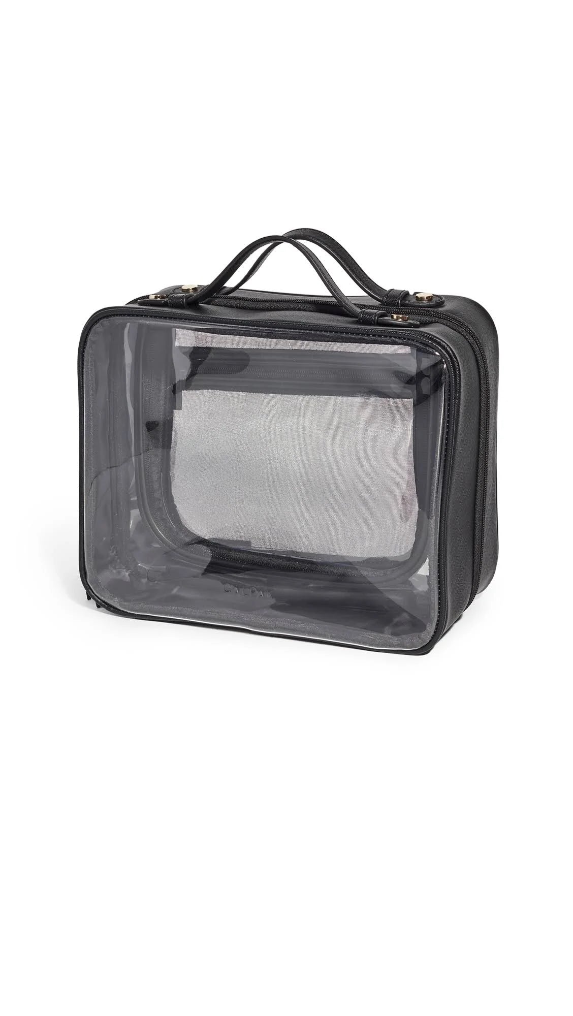 Clear Cosmetic Case Black One Size X518493