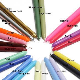 10 inch Pink Taper Candles, 144Pcs/Case A87441