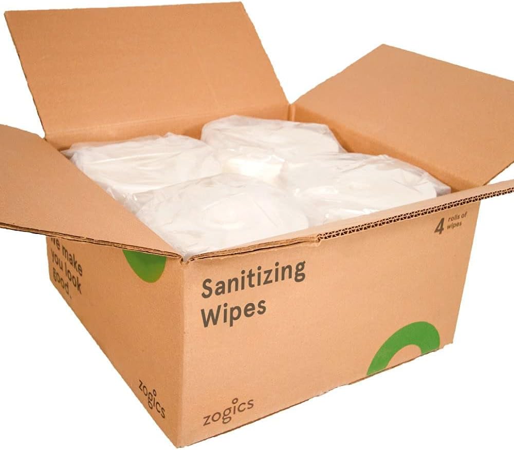 Sanitizing Wipes, 2,000 Wipes per Roll, Case of 4 Rolls U4056