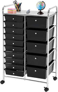 15-Drawer Rolling Storage Cart (Black) N537