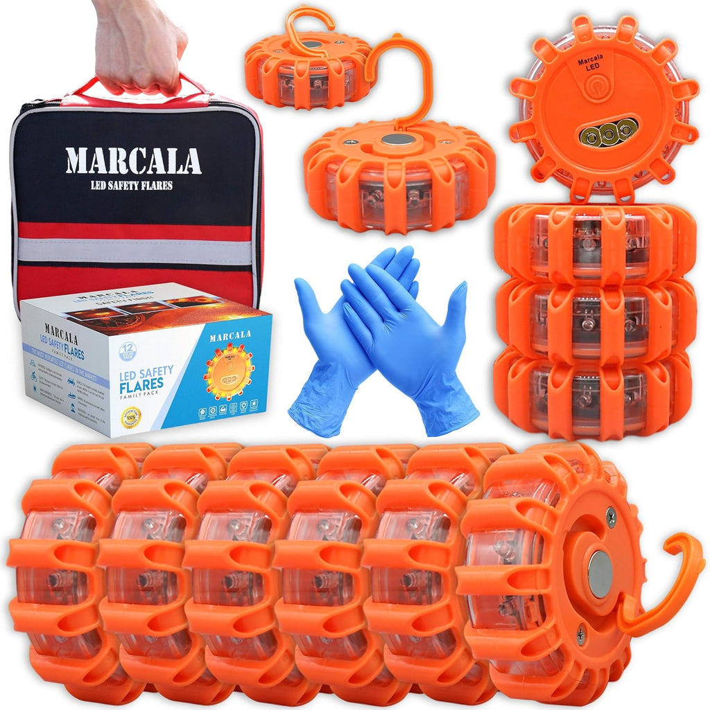 12-Pack LED Emergency Safety Flares X970504