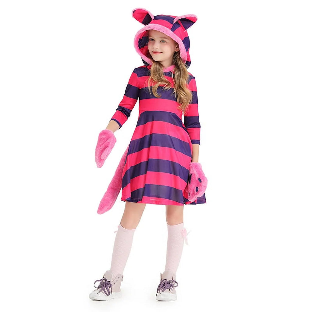 Girl's Cat Costume with Plush Paw K8786