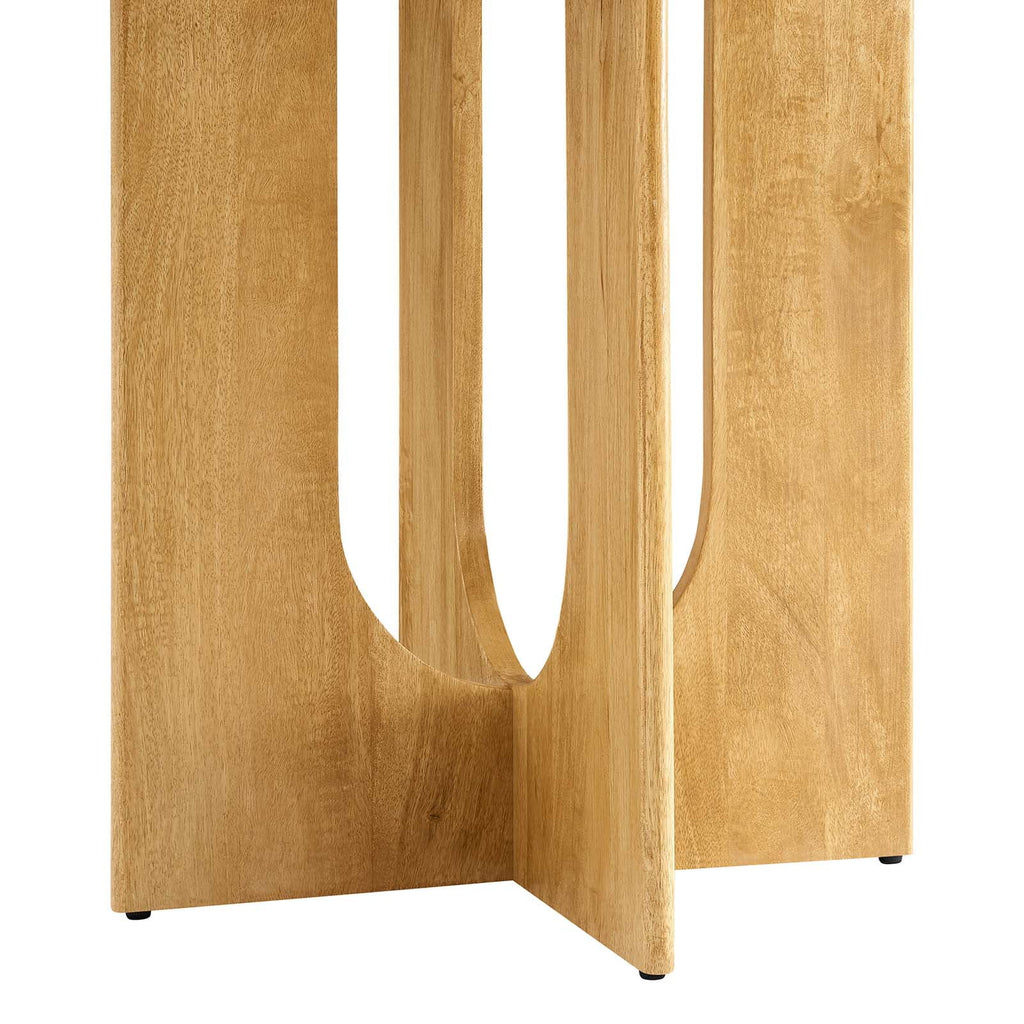 Round 48" Oak Wood Dining Table O98767