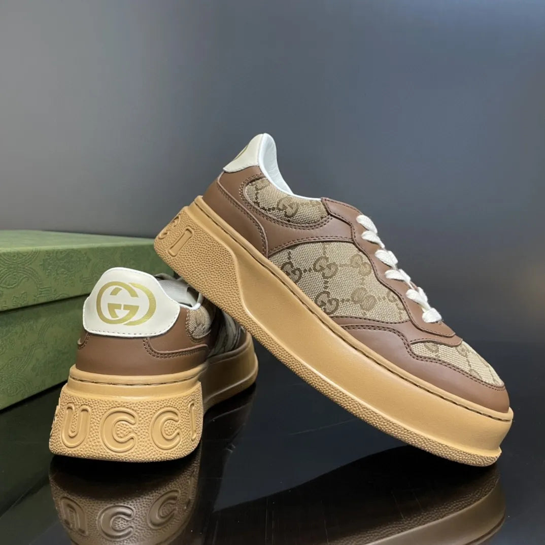 Brown And Beige Women's Sneaker C892