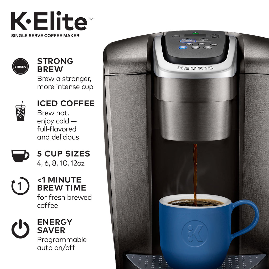 Brushed Slate Single-Serve K-Cup Pod Coffee Maker W971