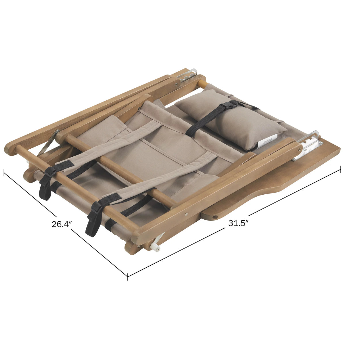 Folding Beach Chair with Carry Straps I24442