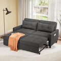 Gray Convertible Sofa Bed V116