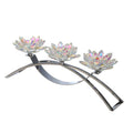 Rainbow 3 Lotus Candle Holder L620