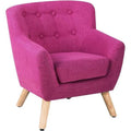 Pink Fabric Armchair Y942197
