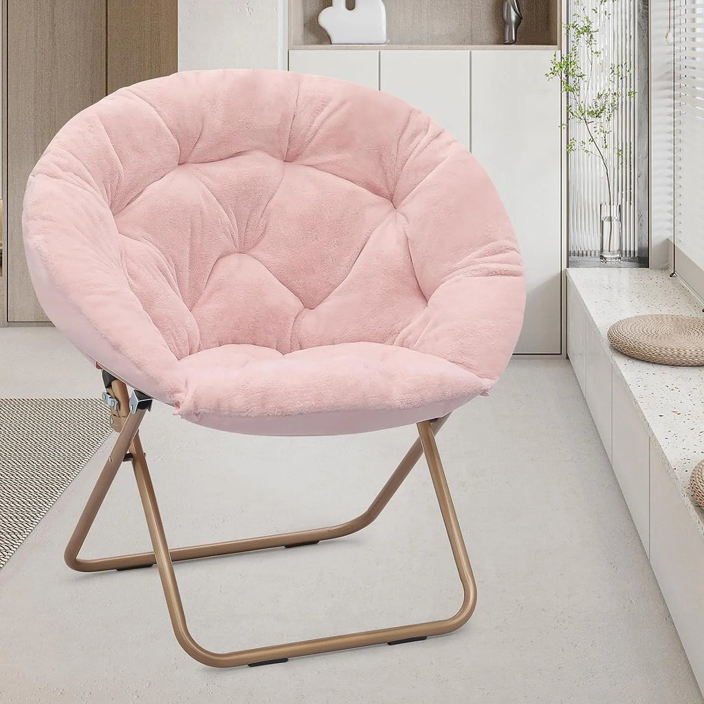 Oversized Foldable Moon Saucer Chair W3731